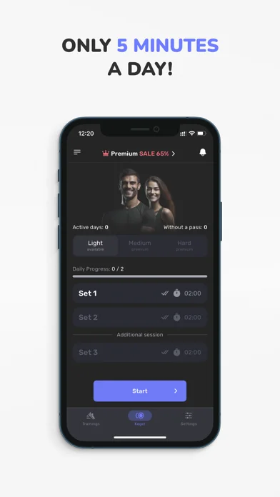 Training sessions — KegelFit